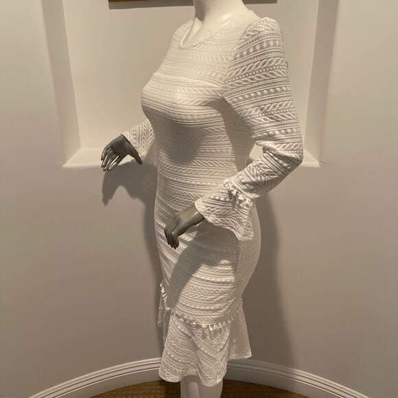 SHILLA THE LABEL Status Line-Lace Midi Dress XL - Picture 2 of 12